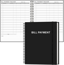 Bill Payment Tracker Notebook - Monthly Bill Organizer Planner for Personal