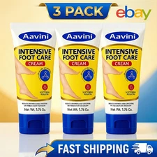 3 Pack Aavini Foot Cream – Intense Heel Repair, Dry Feet Treatment & Softening