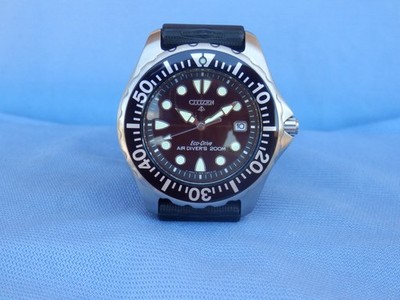 Citizen Diver Promaster Eco-Drive 7878 Edelstahl Japan Made Vintage 1999