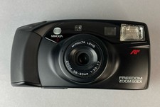 Minolta Freedom Zoom 90EX Film Camera 35mm Point  Shoot w/ New Battery Tested