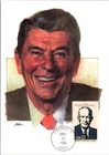 S08-7325, PRESIDENTS OF USA, RONALD REAGAN, MAXIMUM CARD FDC