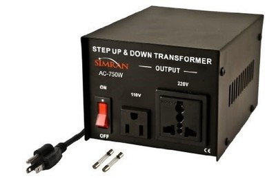 Simran AC-750 Voltage Converter Transformer for Conversion Between 110 Volt /...