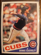 1985 Topps Dennis Eckersley #163