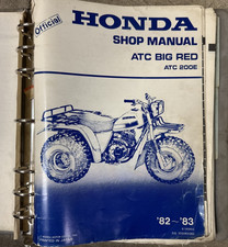 1982 1983 Genuine Honda Shop Manual ATC200 Bi...