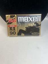 Maxell XLII 90 Blank Audio Cassette Tape Type II High Bias 90 Min New Sealed