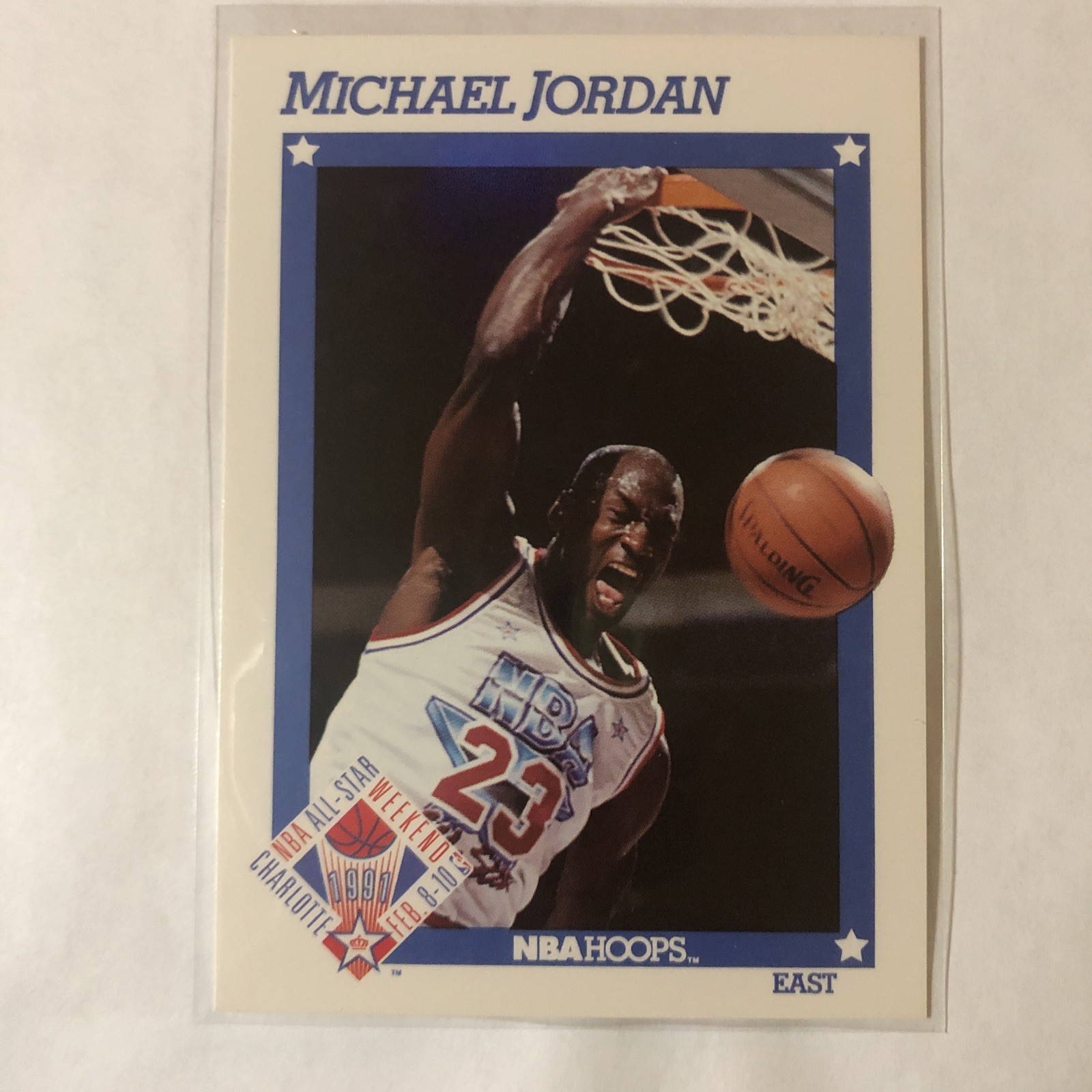 1991-92 Hoops Michael Jordan All-Stars #253 NBA All-Star Weekend #2