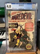 Daredevil 4 1964 CGC 4.0 Universal Grade 1st Appearance of the Purple Man