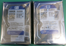 (Lot of 2) Western Digital 500GB 16MB SATA 3.5" HDD WD5000AAKX / 00ERMA0/ REFURB