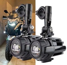 Faretti LED Fendinebbia Moto 40W 6000K Universali Fari Ausiliarie Impermeabili