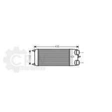 Ladeluftkühler für Peugeot 207 CC 1.6 HDi Bj.07-14