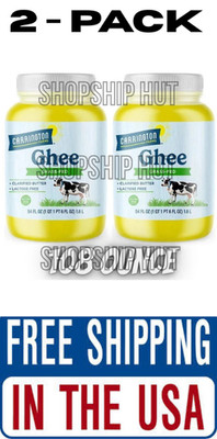 2 Pack - Carrington Farms Ghee, Pure, High-Quality Clarified Butter 54 oz. FRESH