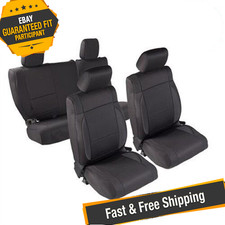 Smittybilt 471801 Neoprene Black Seat Cover For 2007 Jeep Wrangler Jk 4 Door