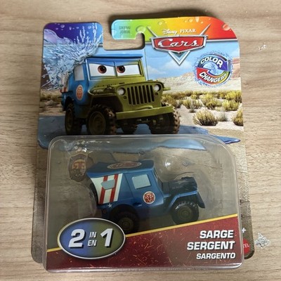 New Disney Pixar Cars Color Changing Race Rescue Sarge