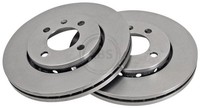 2X Bremsscheibe A.B.S. 17195 FüR 6E1 6N2 Lupo Polo 6N1 Vw 6X1 1 3 Fsi 16V Gti