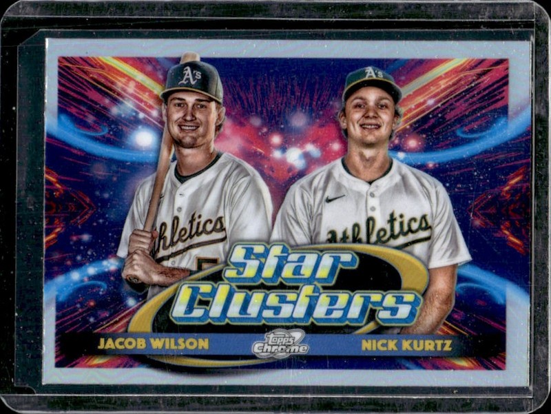 2025 Topps Cosmic Chrome Nick Kurtz Jacob Wilson Star Clusters #DSC-6 Athletics