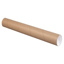 20" Cardboard Tubes w/ Caps, 3x3x20, Pack of 24, Poster Mailing Tubes Set