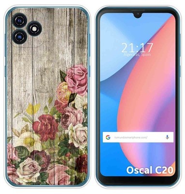 Silicone Hülle Für Blackview Oscal C20 / C20 Pro TPU Flexible Design Madera 08