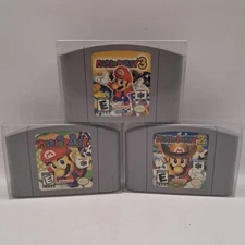 Mario Party 1 2 3 (Nintendo 64) Authentic OEM Cleaned TESTED Very Good