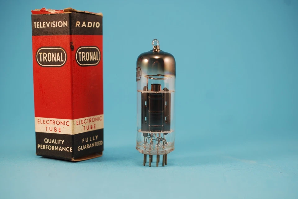Tubo triodo doble probado Tronal 12BH7A NOS 7032 Foto 2 de 4