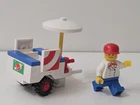 VINTAGE LEGO TOWN 6601 Ice Cream Cart 100% PARTS COMPLETE  EUC!