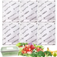 6 Pack Produce Saver Refills Kit for OXO GreenSaver Produce Keepers and Crisper