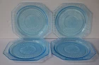Hocking Blue Mayfair Open Rose Dinner Plates (4)
