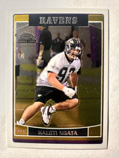 2006 Topps Chrome #176 Haloti Ngata Baltimore Ravens Rookie Football Card RC. rookie card picture