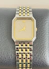 Vintage SEIKO 5P31-5A50 Two Tone Gunmetal Quartz Watch 25mm Running