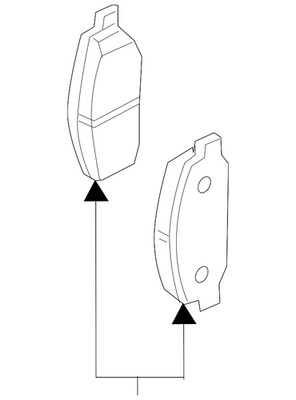 Genuine Nissan Brake Pads Rear D4M60-9N00B