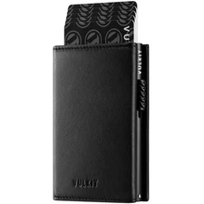 VULKIT Card Holder Wallet with Coin Pocket Magnetic Closure Pop Up Cards With...