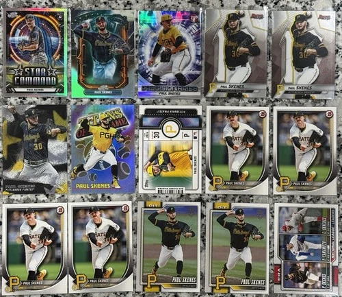 PAUL SKENES 30-CARD LOT!! Cosmic Chrome RC, Topps, Bowman’s Best, + More!!