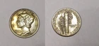 1938-D SILVER MERCURY DIME EXTREMELY FINE CONDITION #536-48