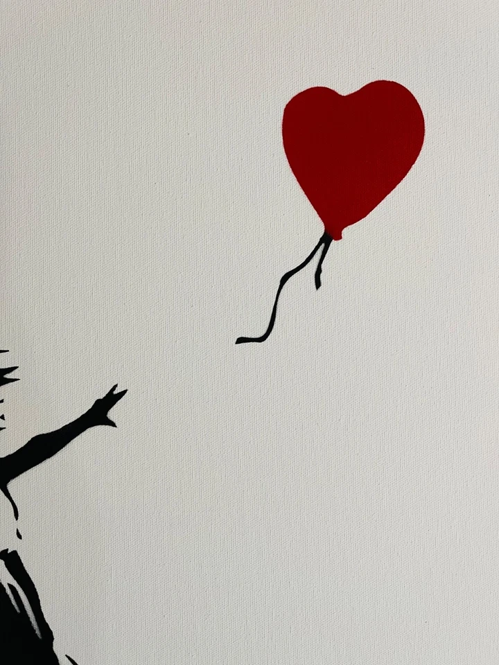 Banksy Rare Large Dismaland Painting 2015 with paperwork - Image 2 of 4