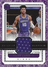 2017-18 Panini Cornerstones Building Blocks Memorabilia #2 Frank Mason III BSK