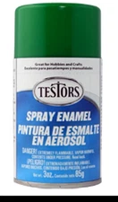 Testor Corp. Spray 3oz Green TES1224T Plastics Paint Enamels