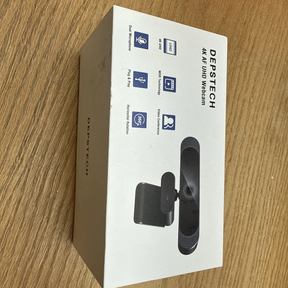  DEPSTECH 4K FHD Webcam Sony Sensor Autofocus USB Computer Streaming Web Camera - Image 2 of 2