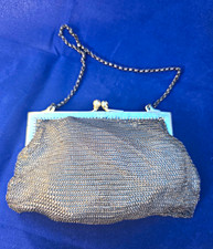 Antique 1911 German Silver Mesh Purse Pat July 11 1911 Art Deco Chainmail Bag