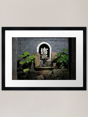 om ah hum Gerahmter Kunstdruck Gerahmtes Wandbild Poster Leinwanddruck Bild