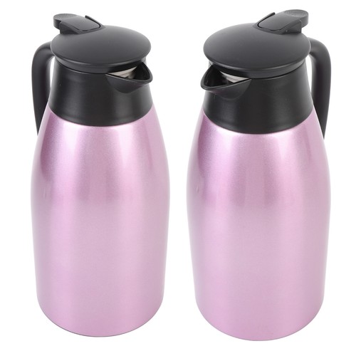 2L Stainless Steel Coffee Carafe SUS Double Wall Insulated Vacuum Hot Water A - Picture 11 of 24