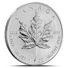 1993 Canadian Silver Maple Leaf 1 oz — photo from another recent sale