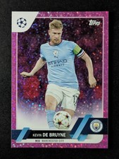 2022-23 Topps UEFA Club Competitions KEVIN DE BRUYNE Pink Sparkle Foil #33