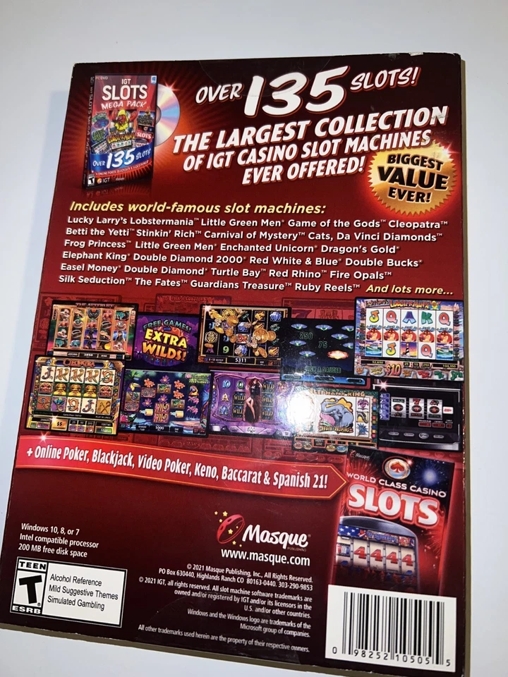 IGT Mega Pack Slots for PC New Sealed Over 135 Different Slots - Image 2 of 2
