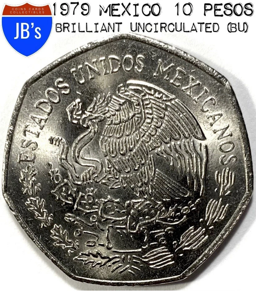 1979年 メキシコ 1オンス銀貨 MS63 1979 Mexico Sterling Silver Onza, 1 Ozt - Uncirculated