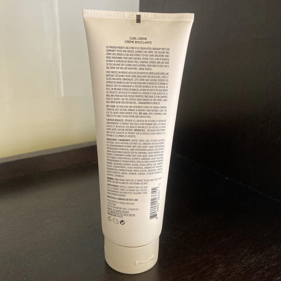 OUAI Curl Cream - Crema definidora de rizos para hidratado 8 fl oz - NUEVO sellado Foto 4 de 4
