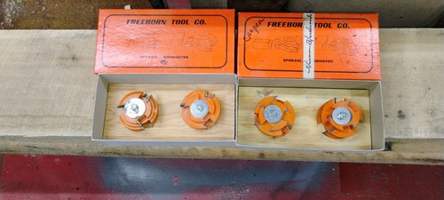 freeborn shaper cutter, cope and stick cutter set, sale for one set!!!!!!!