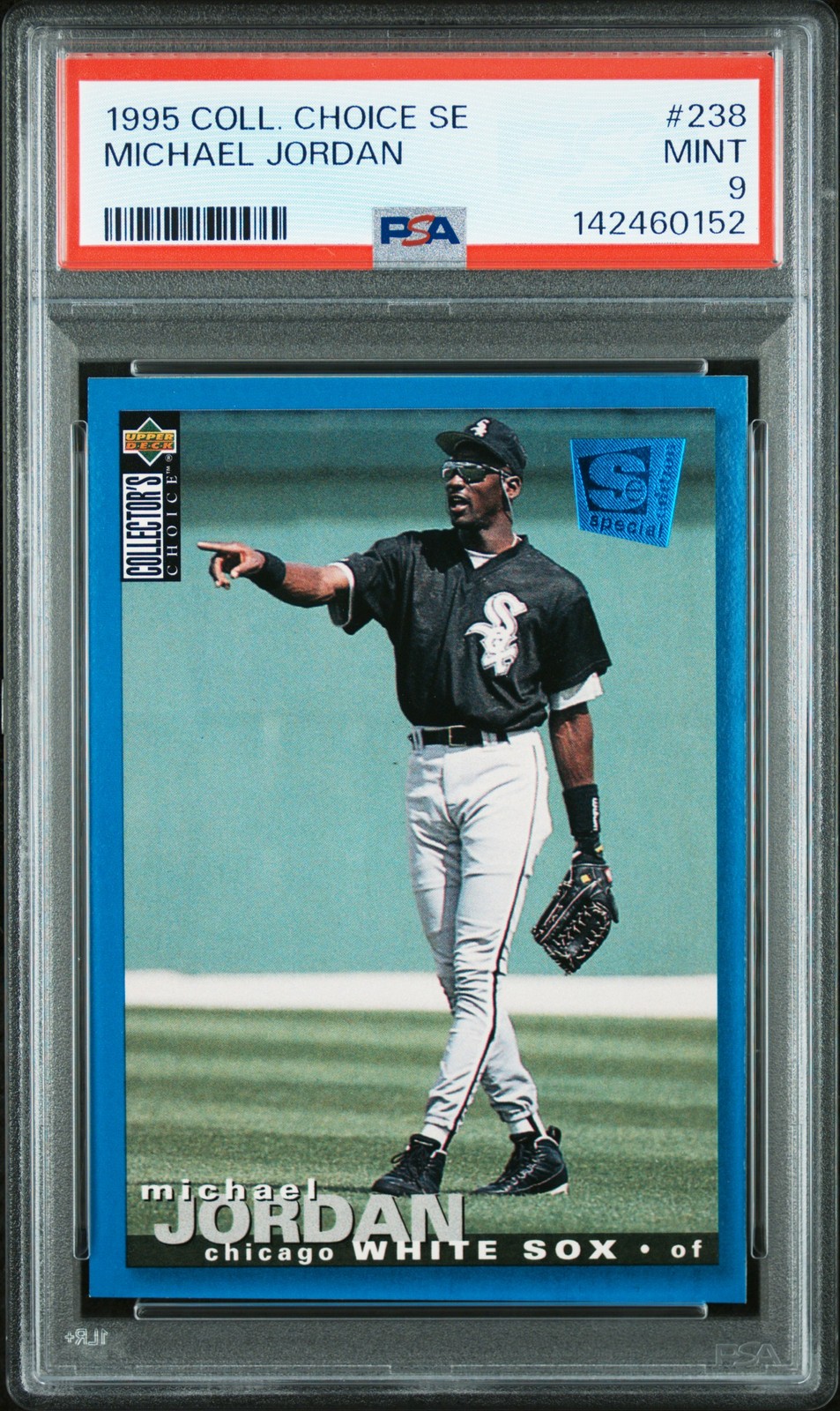 1995 COLLECTOR'S CHOICE SE #238 MICHAEL JORDAN PSA 9
