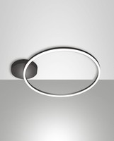 LED Deckenleuchte Schlafzimmer Schwarz L:69 Cm 3000 K Deckenlampe Wohnzimmer