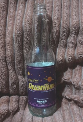Fallout Nuka-Cola Quantum Soda by Jones Soda 12oz Flavored Drink Opened No Cap