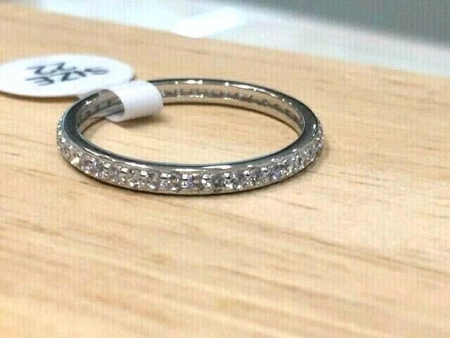 ANELLO FEDINA ETERNITY ARGENTO 925 ZIRCONI RODIATO O BRUNITO TUTTO GIRO - Immagine 4 di 4