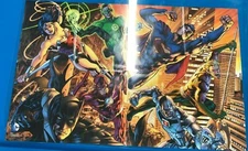 JUSTICE LEAGUE (2015) DC Comics 22" x 34" unused promotional poster FINE-